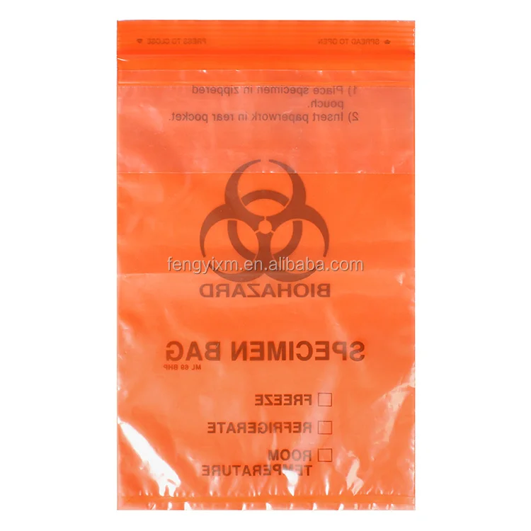 Wholesale Medical Biohazard Specimen Zip Lock Bag For Laboratory Buy