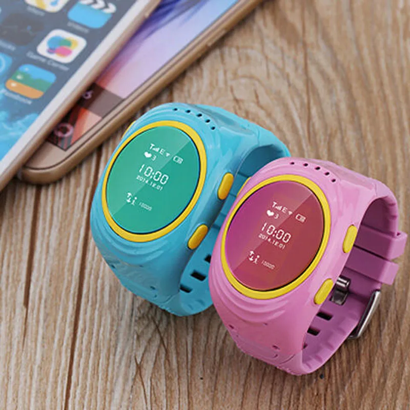 GPS Tracker SOS Call Children Smart Watch For Android IOS iPhone Anti lost Kids
