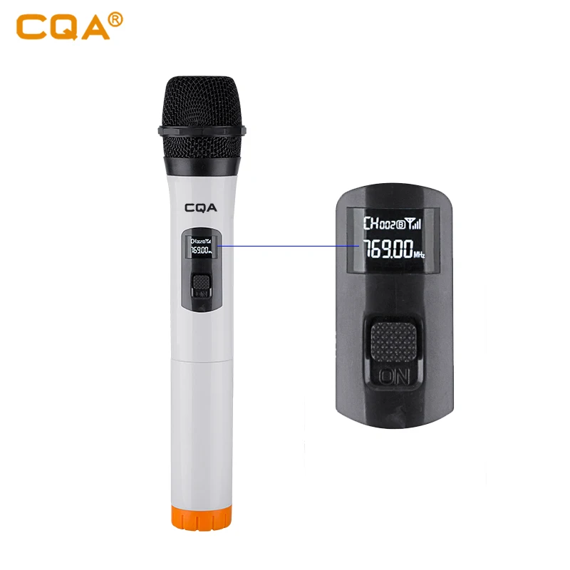 2019 CQA Dual Double Universal Wireless Microphone Mic in Stock Professional VHF Micro Karaoke Micro Co Day