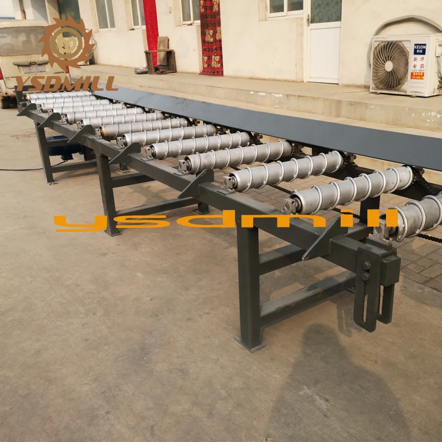 Woodworking Sawmill Usage Board Roller Conveyor