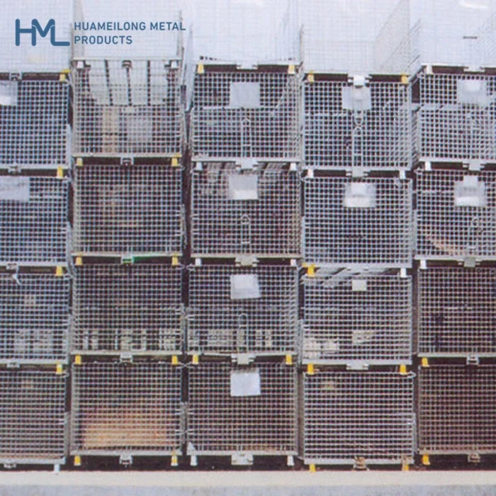 重量物運搬用折りたたみ式倉庫用スチール製産業用収納スチールワイヤー 