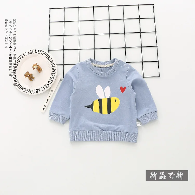 Оптовая продажа Новые Одежда для новорожденных мультфильм животных шаблон детская одежда