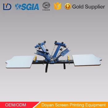 トップセラー低価格シルクスクリーン印刷機4色1ステーション| Alibaba.com
