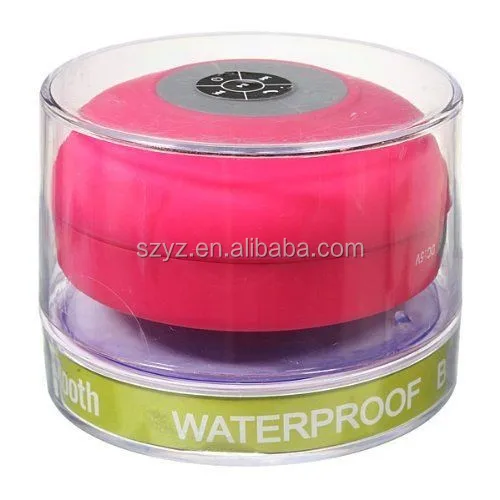Cheap Portable Waterproof Wireless Mini BT Shower Speaker Mic Loud Sound Boom Box Receive Call Music Suction Speakers