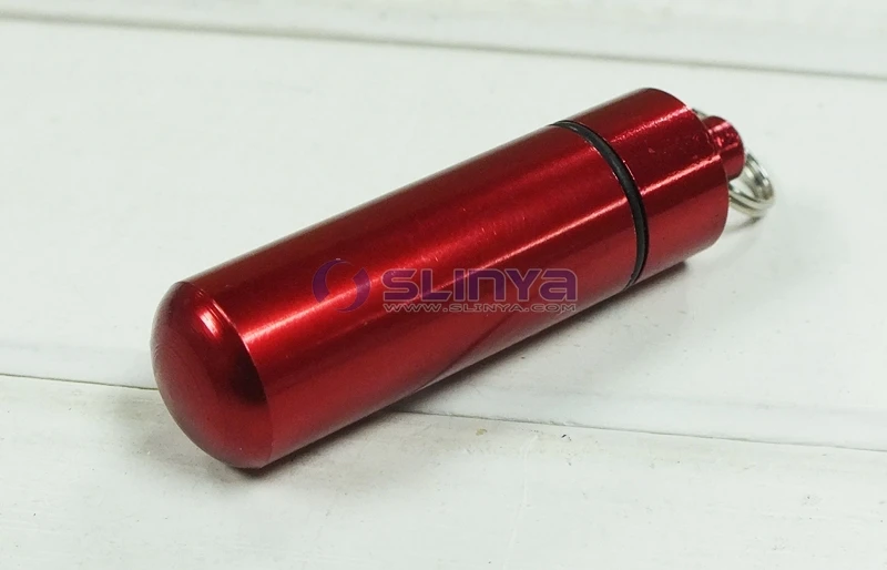 Металлический Мини-контейнер с зажимом для ключей от 5 мл до 20 мл, вакуумный держатель для таблеток