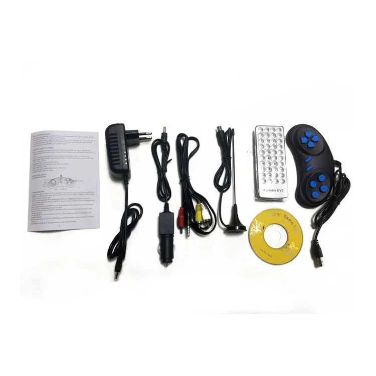 TNT STAR TNT-268 Portable DVD Player with 10.1 Inch Screen