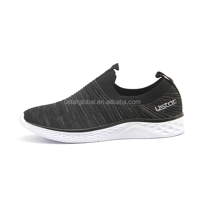 Brand Customized Lightweight EVA Outsole Without Lace Casual Sneakers Fitness Walking Style Shoes for Men