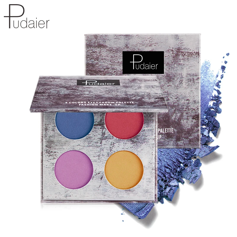 Pudaier 4 Color Eyeshadow Palette Splash Ink Series Eyeshadow Makeup Full Professional Makeup Palette Cosmetics