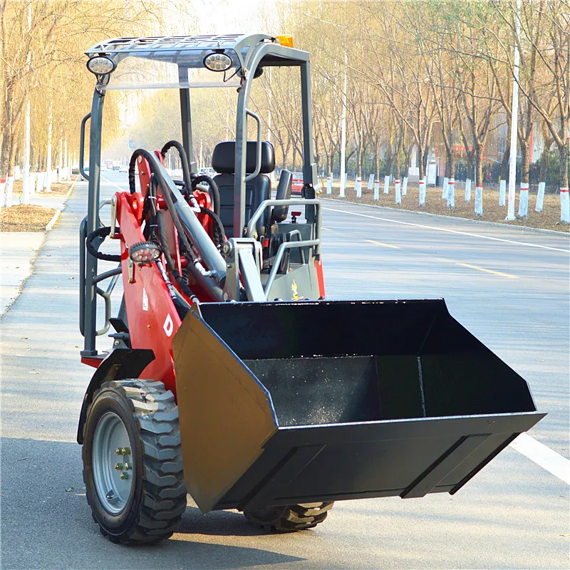 Taian Articulating Mini Loader DY25 800kg Payload Compact Articulating Loaders for Sale