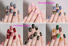 1PC HeHe Series 1 60 Design Plate Polish Stamping Manicure Image Nail Art Image Konad Print