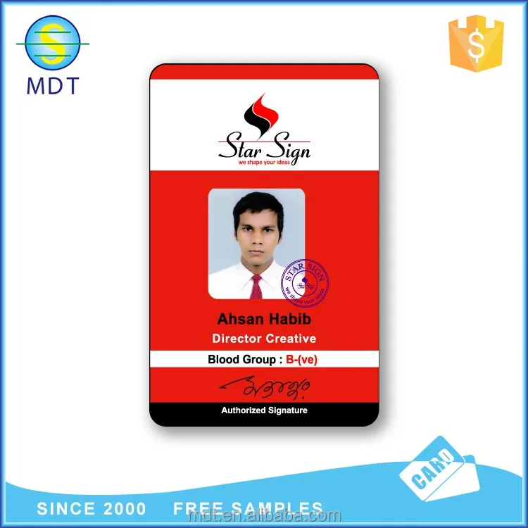 Smart Blank Pvc Facebbok Id Card   Employee Id Card - Buy Facebbok Id 