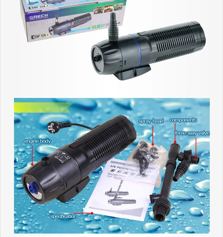 Sunsun Koi Pond Filter 1000l/h With 9w Uv Clarifier Cup129 Buy Koi