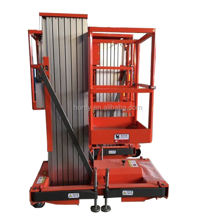 4m China Factory Small Window Cleaning System Hydraulic Movable Man Lifts Ladder 10 Meters on Sale