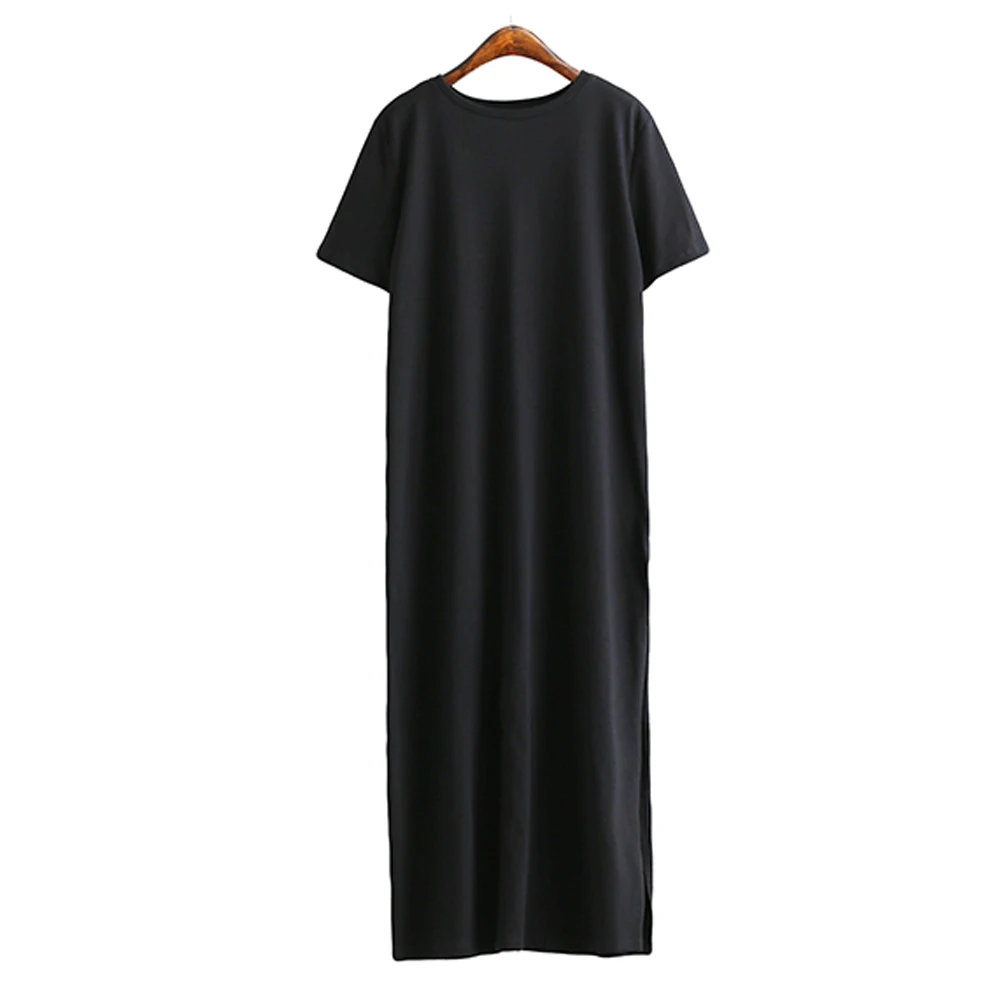 chinese dress ladies Long Sleeve T-Shirt Maxi Dress Mauve / Large main image 0