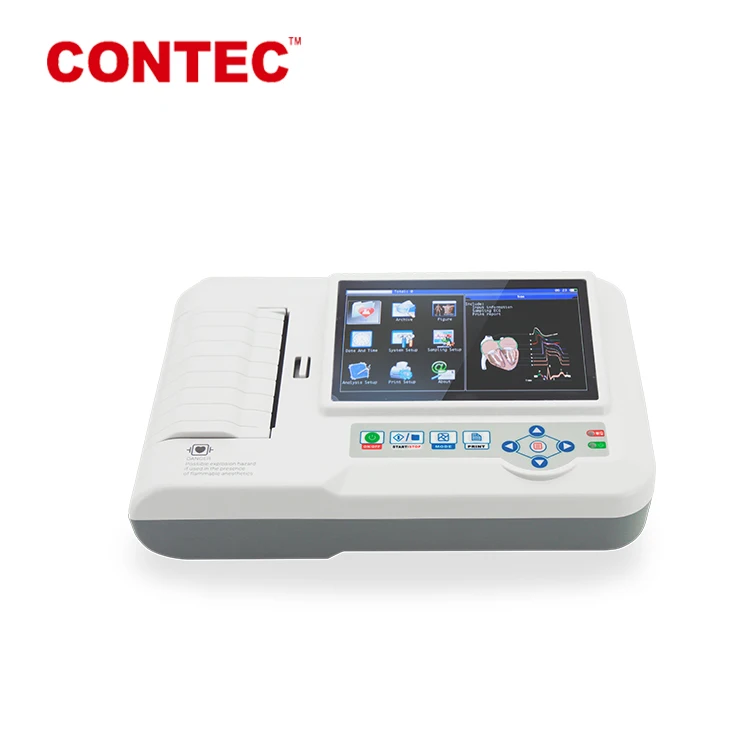 ЭКГ или CONTEC ECG600G больничное оборудование ЭКГ-машина уход за на