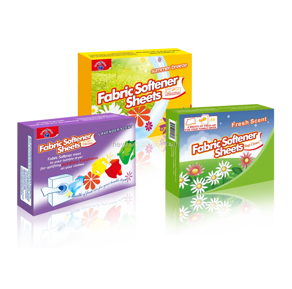 30/40 Sheets Fabric Softeners / Dryer Sheets Best Seller Wholesale