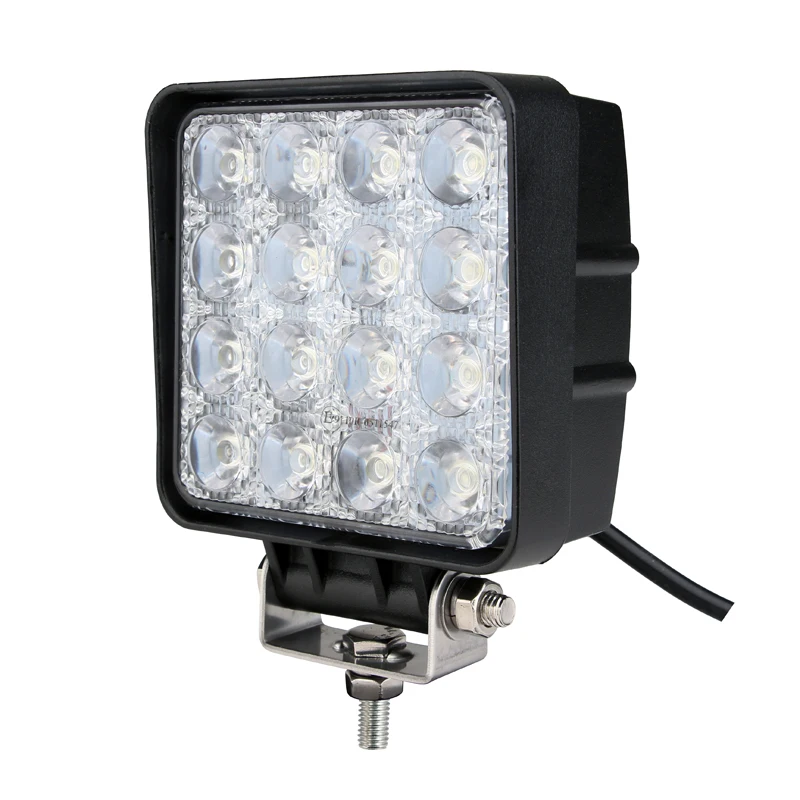 Tuff Plus High Power 12V Led Car Light Emark square 48W Led Driving Working Lamp  Led Work Light