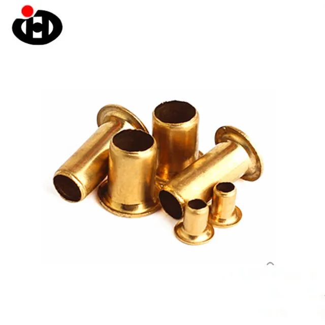 Chinese Supplier Hardware Fastener Products GB876 Brass Hollow Tubular Rivets M3 Rivet Nut