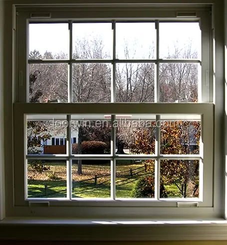 Aluminium Vertical Sliding Window Thermal Break Screen Double Hung Glazed windows