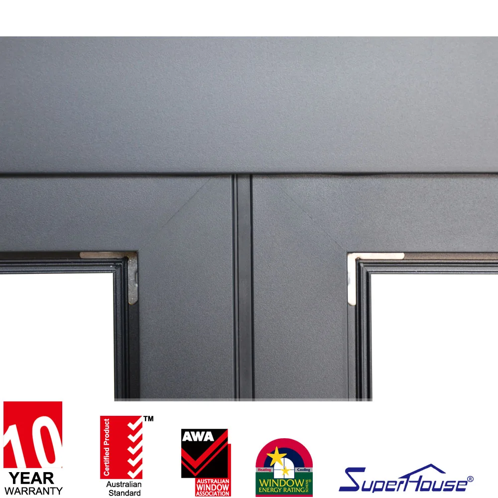 Australia Standard Aluminium Ventilated Bi-folding Windows Open Widely for Kitchen Patio
