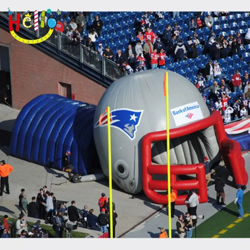 Inflatable Football Helmet Tunnel Entrance For Outdoor Event Inflatable  Football Tunnel For Sale