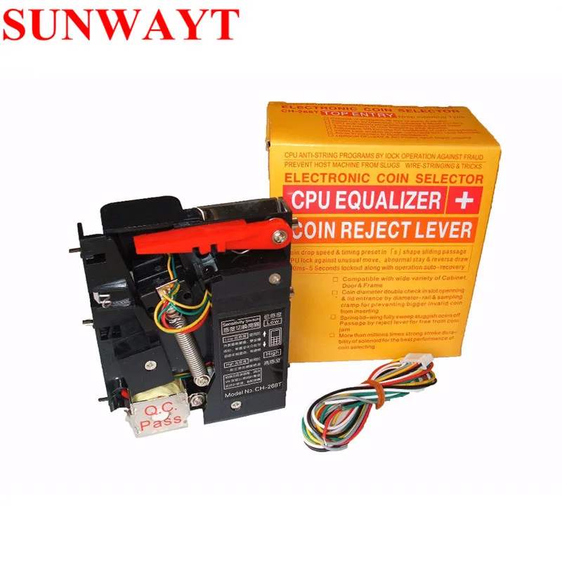 A-SLOT　A-COUNTER CH-268T Coin Selector - Reliable Top Entry CPU for Arcade