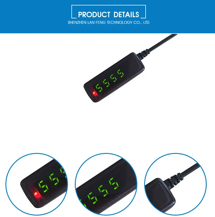 LCN LFN060 Infrared HD DVB Receiver Intelligent IR Extender Cable USB LED Display IR Cable Audio Car PVC Jacket 5mm Outer