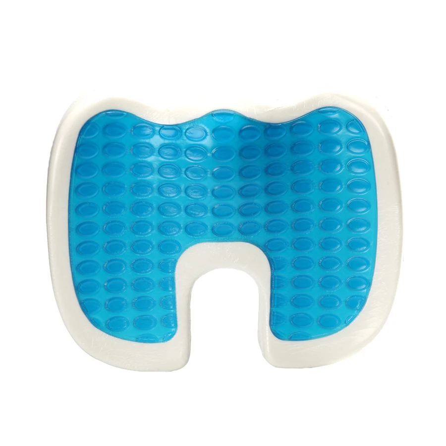 Asiento De Gel Curve Wheelchair Coccyx Orthopedic Cooling Gel Bus Driver  Hip Memory Foam Seat Cushion for Office Chair