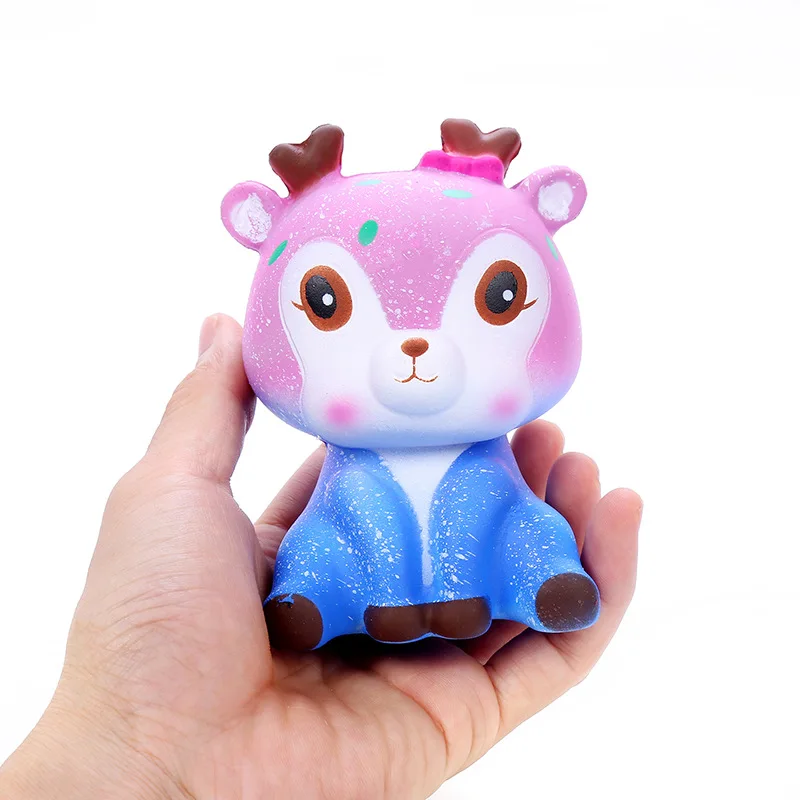 Игрушка из пенополиуретана в виде оленя, мини-фиджет, забавный олень Сика, игрушки-антистресс для детей и взрослых