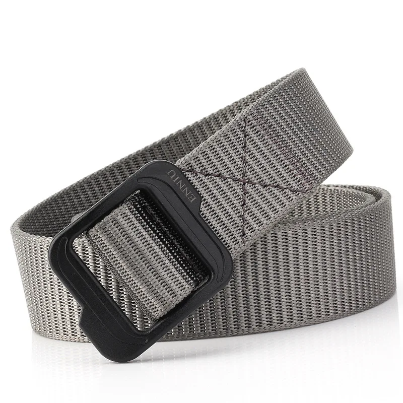 Famous Name Brand Custom Duty Polyester Fabric Cotton Braid Stripe Nylon Belt With logo