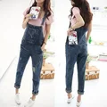 women denim catsuit jumpsuit romper pants female denim jumpsuit summer Winter catsuit short en jean romper
