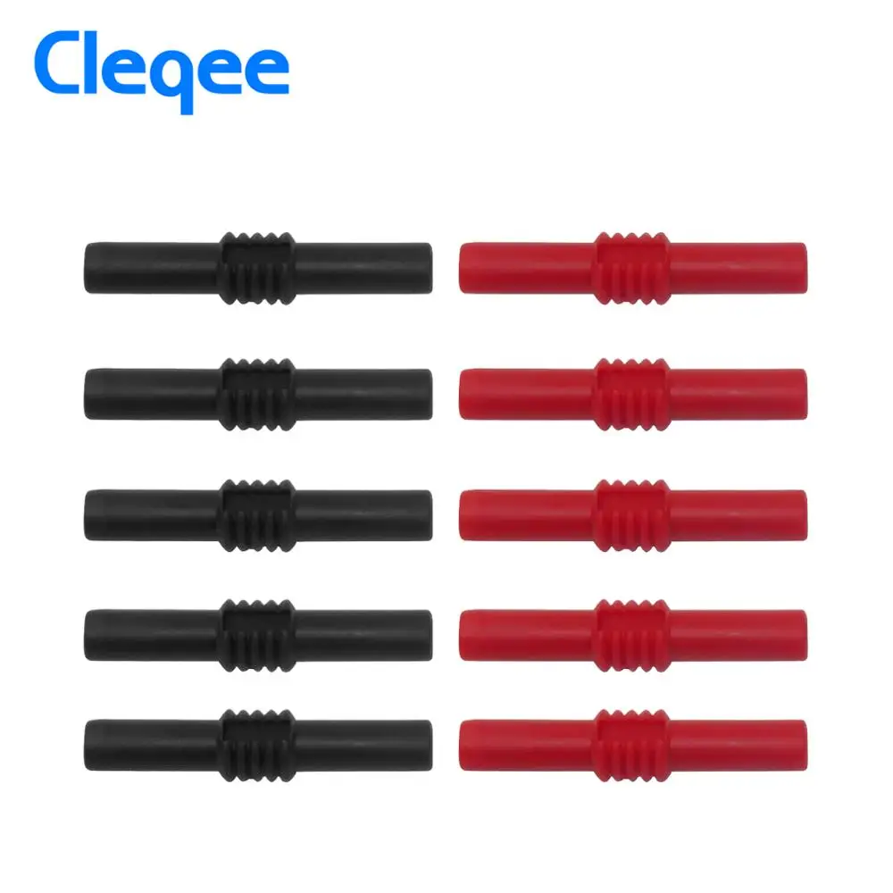Faizpors 10 X Banana Plug Coupler 4mm Red And Black Adapter...