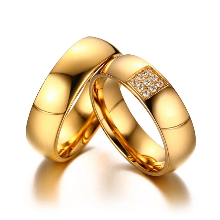 Парные золотые кольца