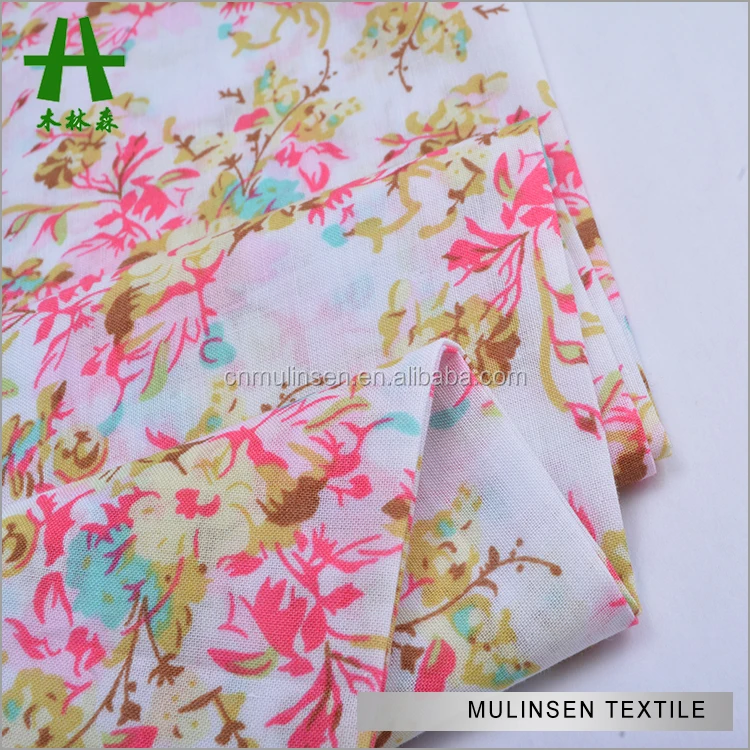 
 Mulinsen текстильный принт тканый 100 хлопок вуаль ткань для продажи  