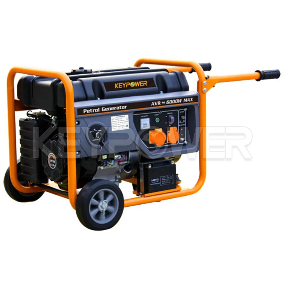 KEYPOWER Home Generators 5kw Gasoline Generator Price for Ukraine