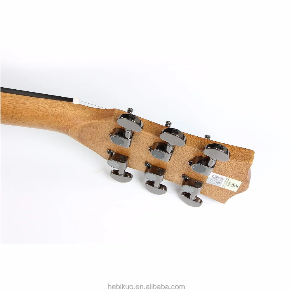 Factory Direct E40-15 Folk Acoustic Guitar with Matt Finish Cheaper OEM Style Featuring Spruce Sapele Wood