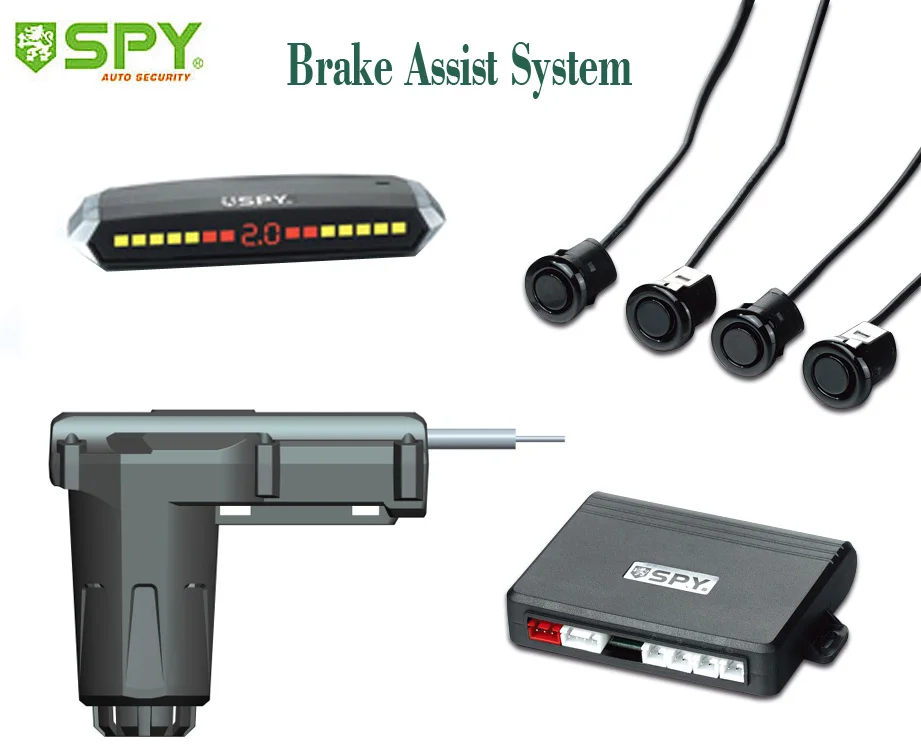 SPY A3 Polo Tucson Camry Car Parking Sensor with LCD Connect Sensors System for Front and Rear Car Reverse Aid