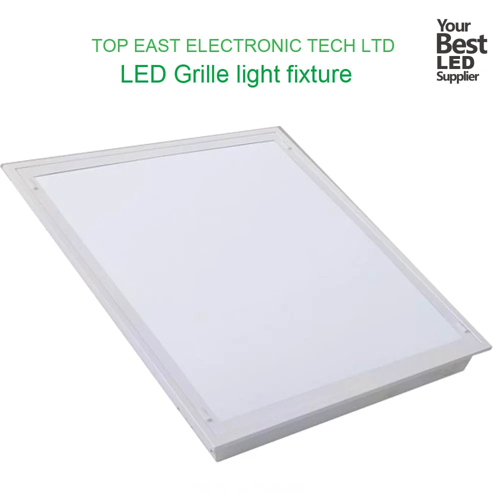 Modern Design Recessed LED Grille Light 4X9w T8 Tubes Louver Troffer Fixture for Office Use Aluminum Body Material Factory Price