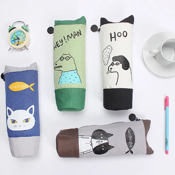 Idol Stationery Facial Cleanser Shaped Silica Gel Pen Bag Pencil case the Large Capacity Bags