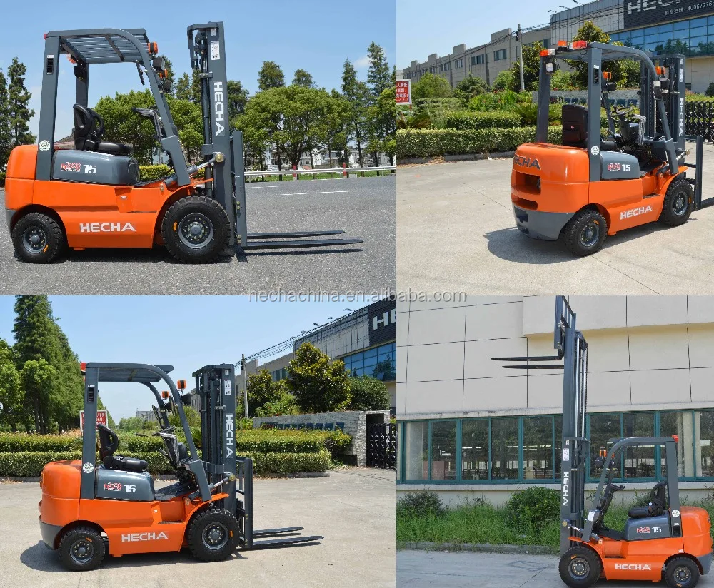 1.5ton Diesel Forklift - HECHA FD15 with Isuzu C240 Engine