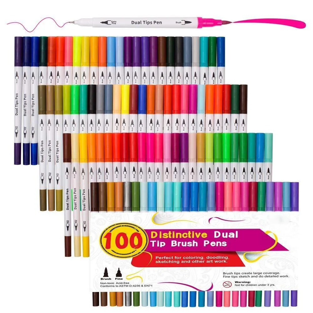 dual tip pens