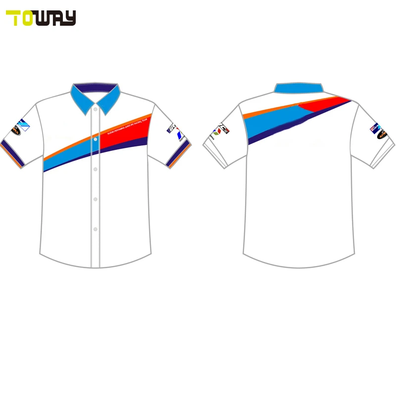 BETHERIVAL 2018  Mens Custom Button Down Racing Shirts