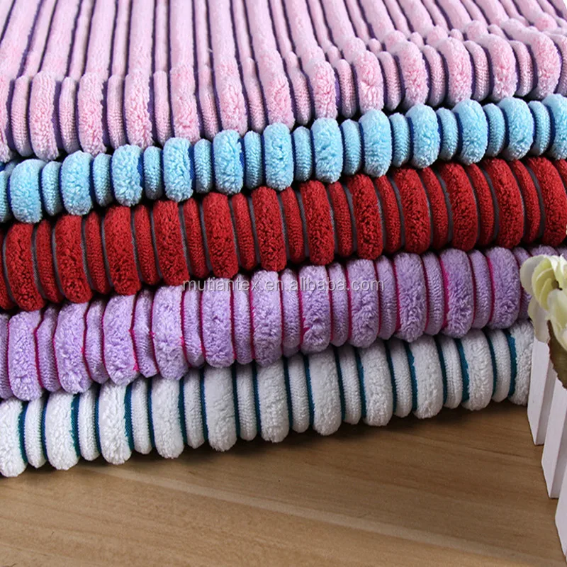 Вельветовая ткань из 100% полиэстера, Вельветовая ткань в полоску из полиэстера, 11 валов, Вельветовая ткань для обивки