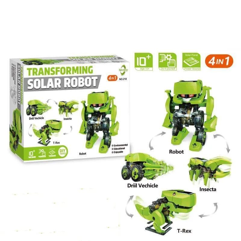 4 in 1 educational solar robot