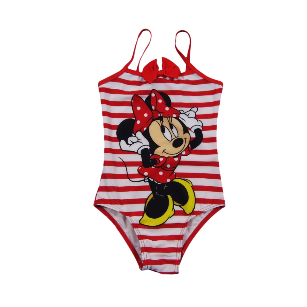 Лидер продаж, детский купальник 2018, Детские милые купальные костюмы, Цельный Детский купальник с мультяшным принтом