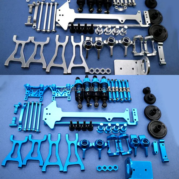DollaTek RC Ricambi fai-da-te per WLtoys A949 A959 A969 A979 K929 RC Accessori per aggiornamento in metallo per auto Differenziale cambio in metallo A