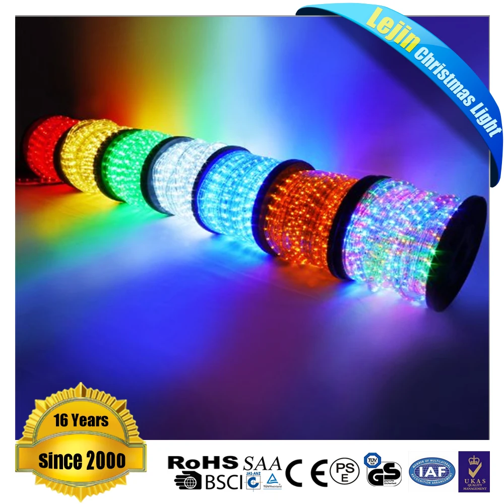 Водонепроницаемый CE RoHS SAA GS UL 50 м LED Rope Light