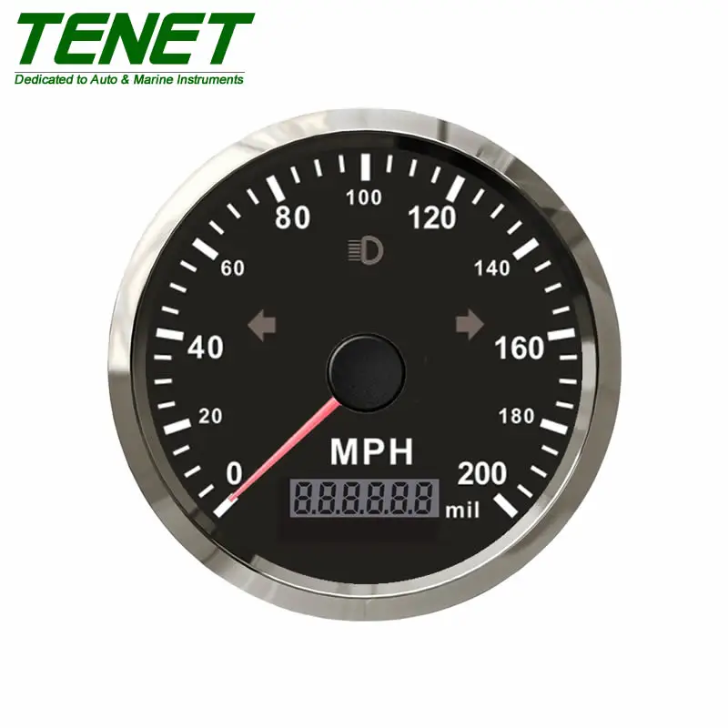 125km/h GPSスピードメーター トラック用 アナログ式 12/24V対応