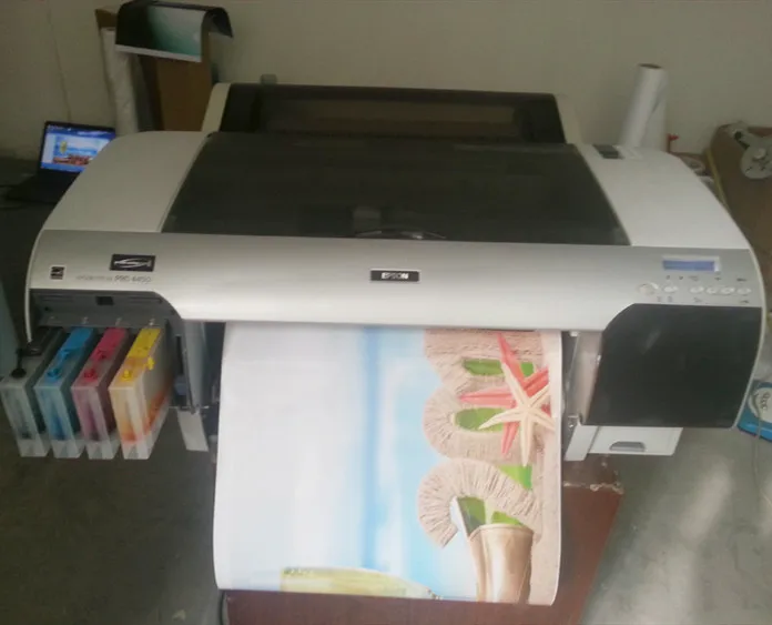 Ældre borgere adjektiv Vulkan Wholesale Used Epsons Stylus Pro 4400/4450 wide format printer,A2 size  Sublimation Printer on sale From m.alibaba.com