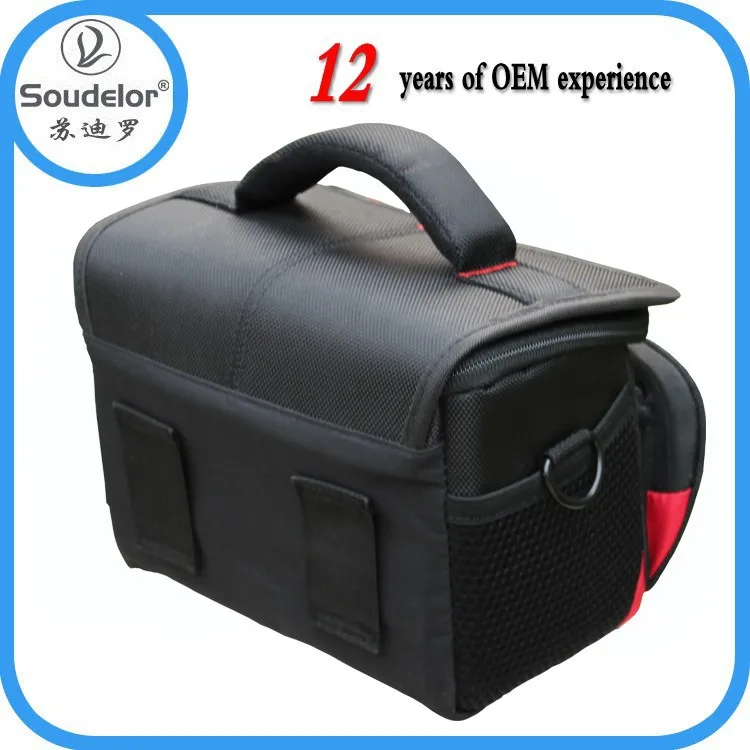 Нейлон регулируемый раздел цифровых dslr сумка скрытая камера